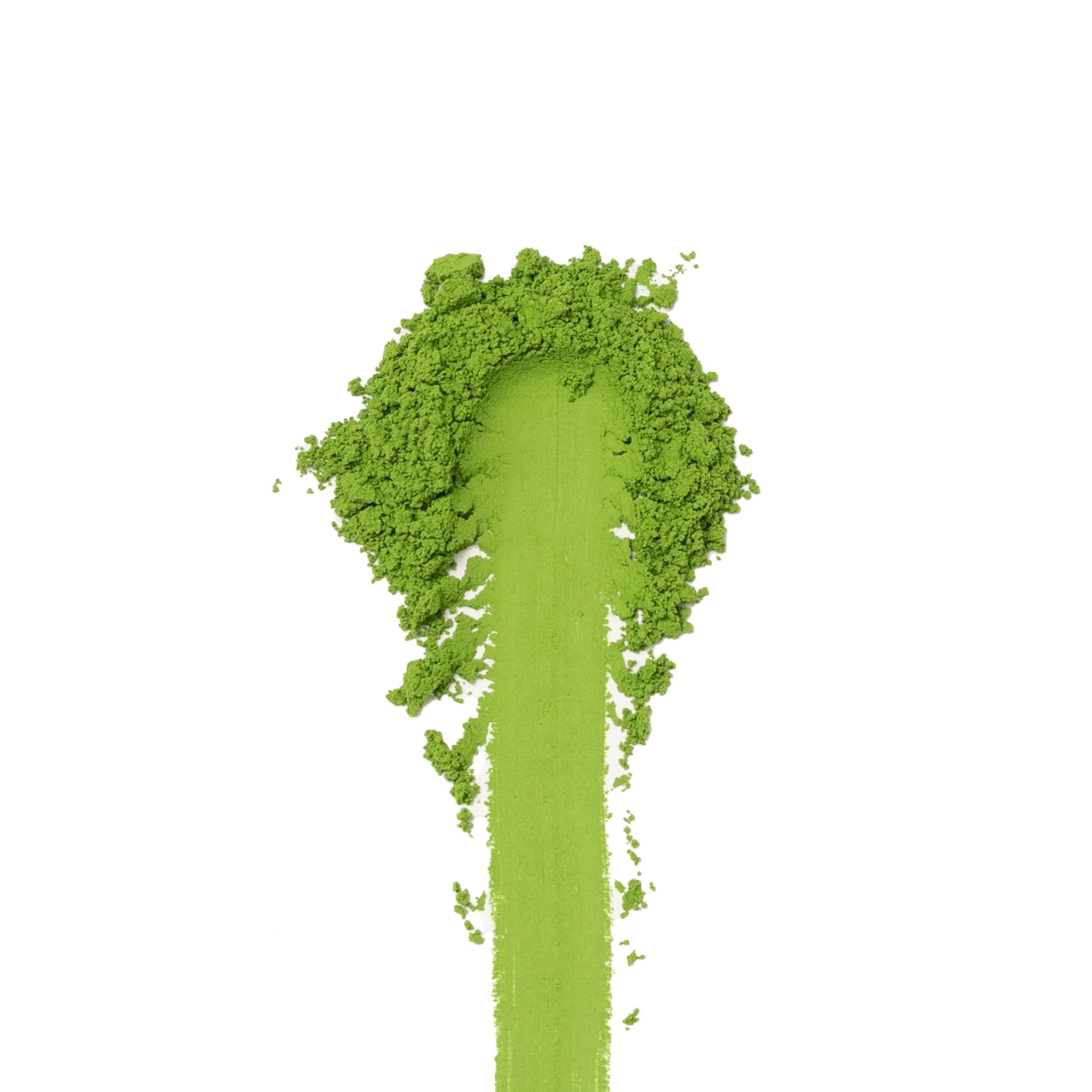 Uji Reserve ceremonial matcha smear, vibrant green shade, silky texture, premium Japanese tea powder.