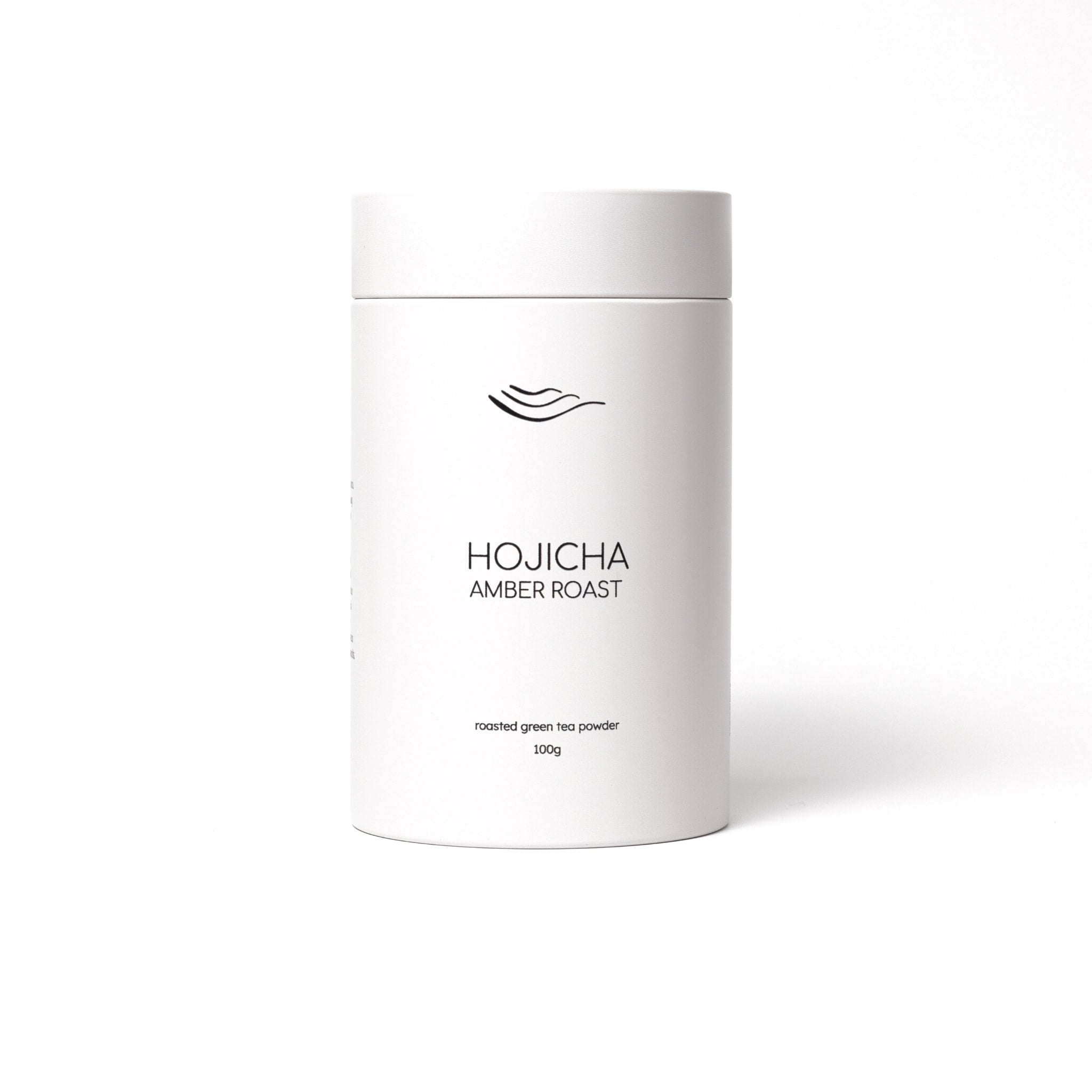 Uji Hojicha Amber Roast 100 g tea tin, premium roasted Japanese green tea.