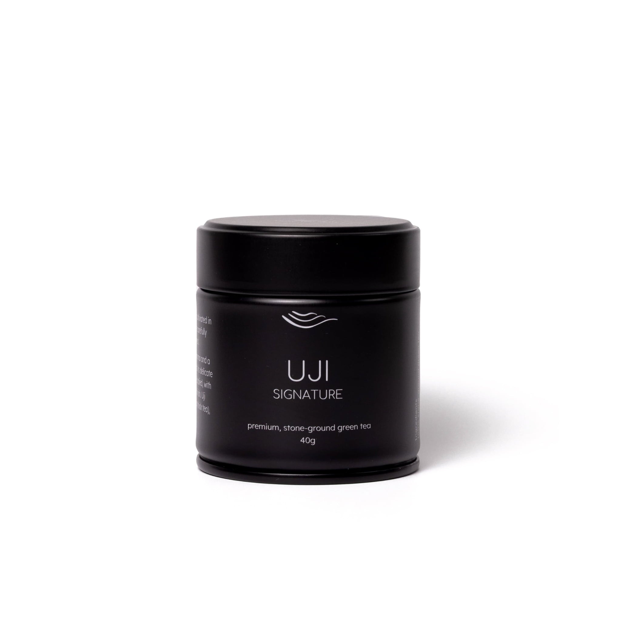 Uji Signature premium grade matcha tin, 40g Japanese green tea powder from Uji Kyoto.